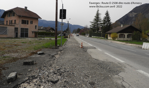 D2508 Faverges en avril 2022