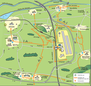 carte-comcom-Est-Lyonnais-cycler-Est-lyonnais-Lyon-satolas-saint-exupery