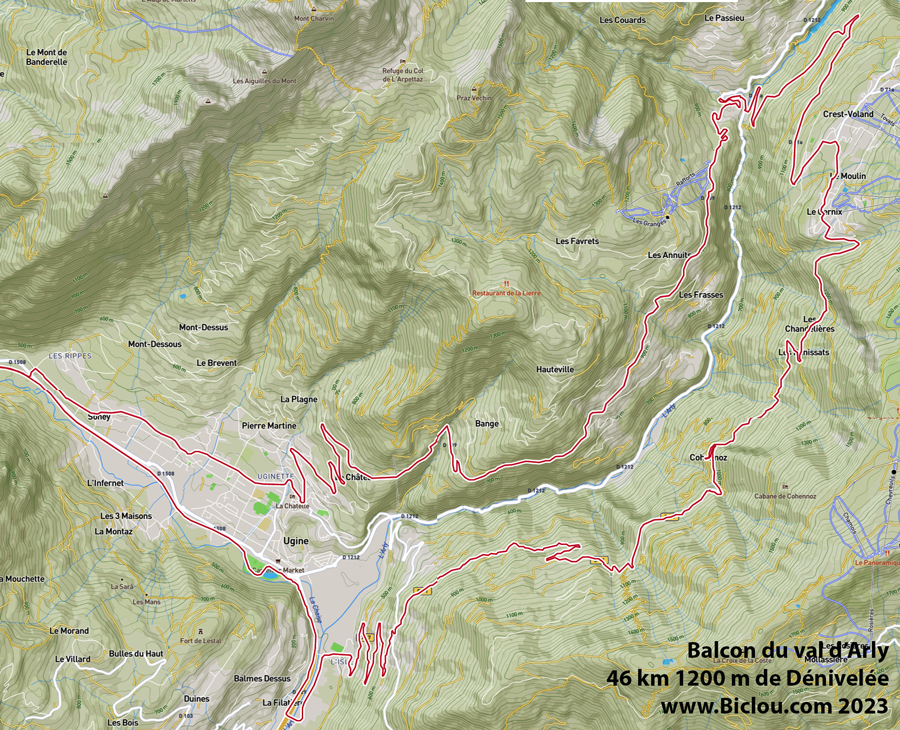 balade � Bicyclette en balcon du val d arly