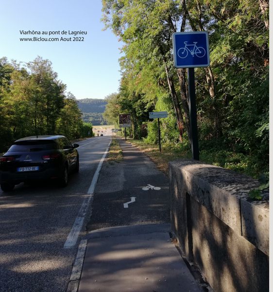 ViaRh&ocirc;na : Passage tr&egrave;s d&eacute;licat au Pont de Lagnieu (2022)ViaRh&ocirc;na : Passage tr&egrave;s d&eacute;licat au Pont de Lagnieu (2022)