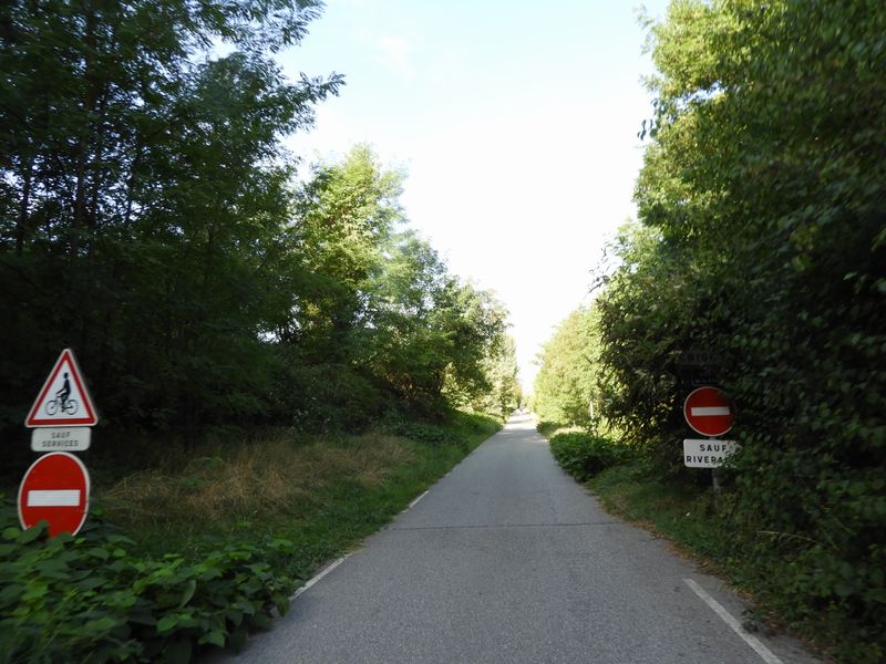 Grignon : En route vers Grésy et St Hélène sur Isère le long de l'Isère