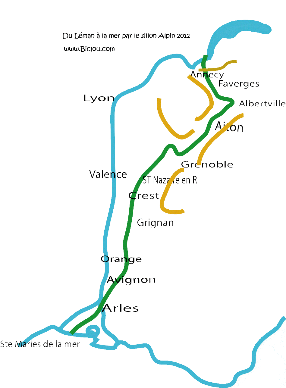 carte léman mer ViaPreAlpina