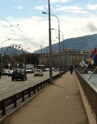 pont du mont blanc &agrave; gen&egrave;ve en 2011