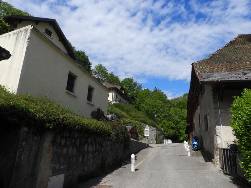 Arrivée à Menthon