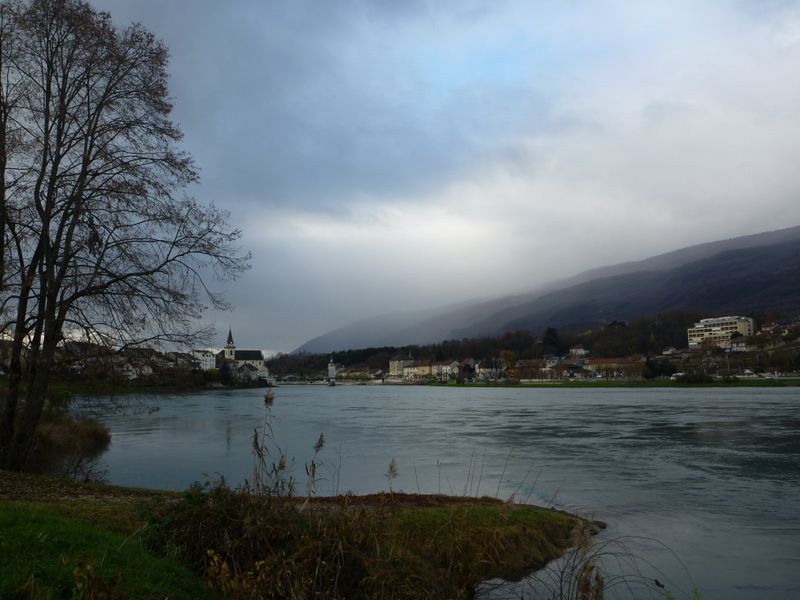 Le Rh&ocirc;ne &agrave; Seyssel en 2009