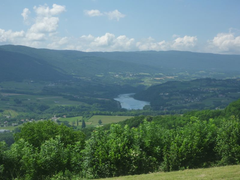 Le Rh&ocirc;ne vu de la Montagne des Princes