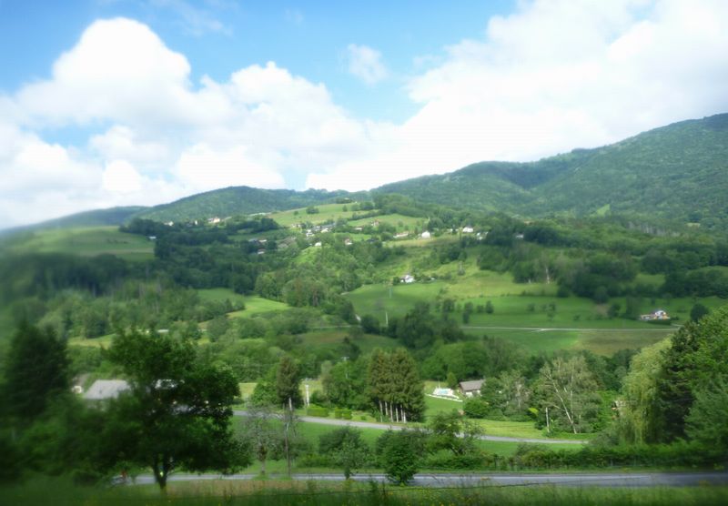 Le Sal&egrave;ve vu depuis La Muraz