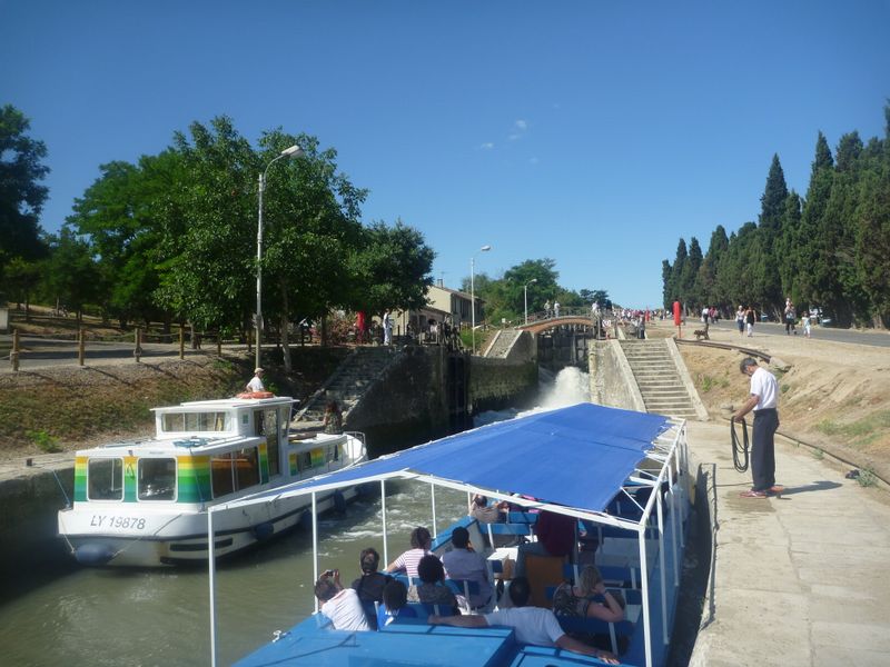 Les fameuses sept &eacute;cluses du canal du midi &agrave; B&eacute;ziers en 2010