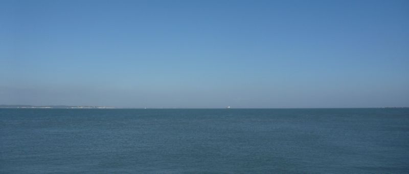 L'estuaire de la Gironde vu depuis le bac en 2010