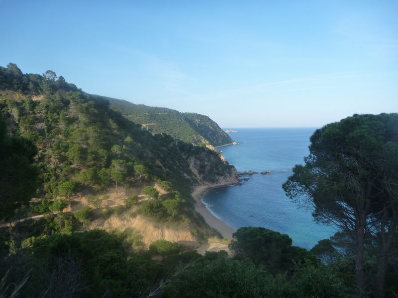 D&eacute;coupage de criques en costa Brava en mai 2011