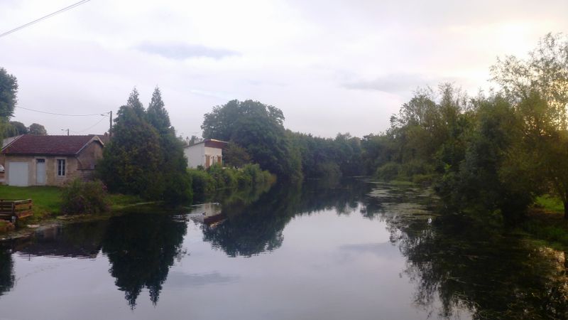 La Seine à Mussy sur Seine.