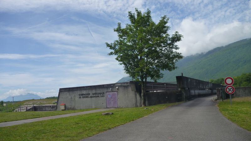 Passage inédit par le Barrage de chautagne en 2014, pour le Glaudio