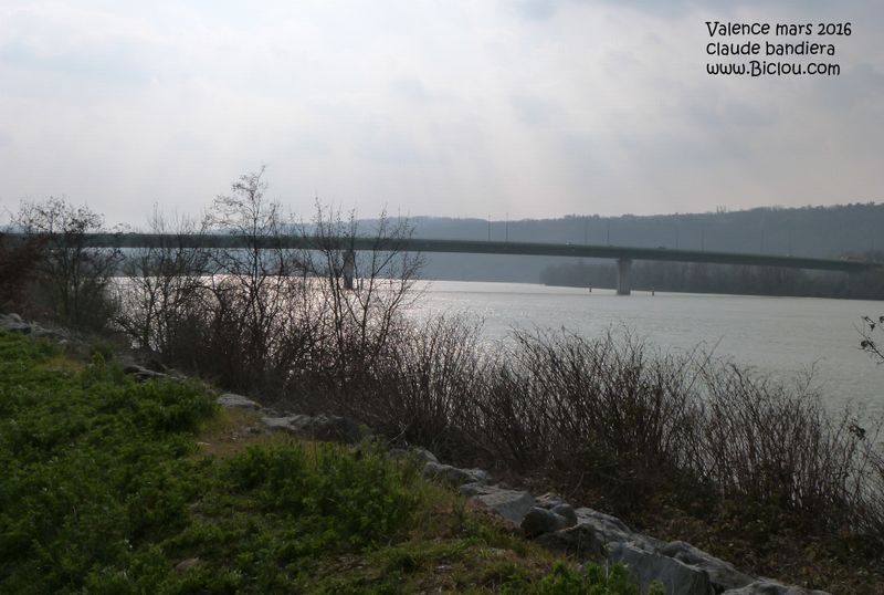 Le Pont des Lônes au sud de Valence en 2016