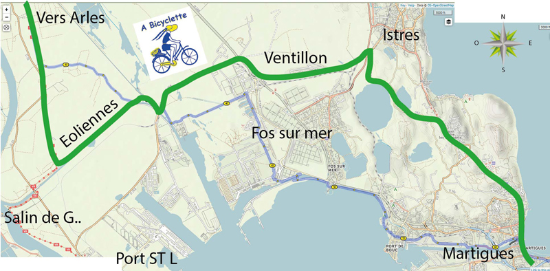 Parcours suivi par le Claudio, a l'epoque (et Mone..)
