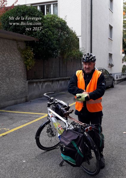 Claudio au départ du Léman en Oct 2017 