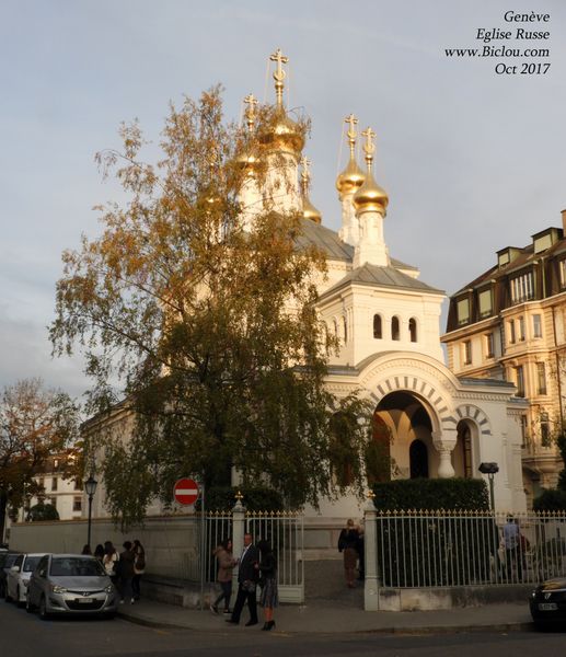 Eglise Russe de Genève : Cathédrale de l'exaltation de la Sainte Croix