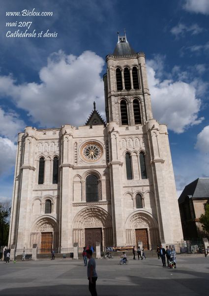 Et Claudio vit : La Cathédrale saint Denis en 2017 (Paris) enfin ..