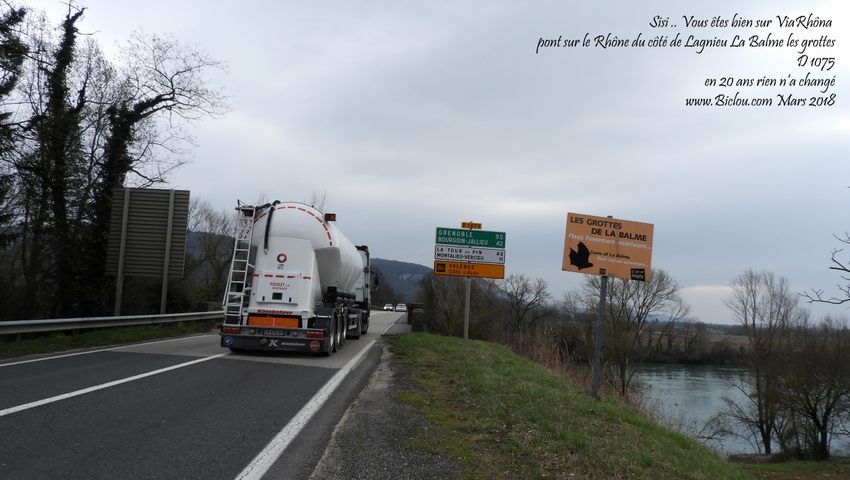 Danger sur le Pont de Lagnieu, sur ViaRhôna 2018