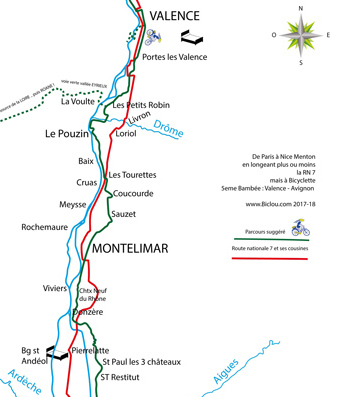 carte-parcours-valence-pierrelatte