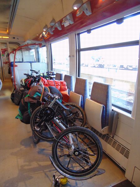 Dans le train