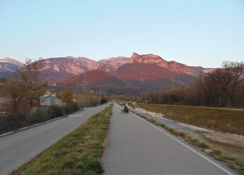 Fin de la 1ere étape : le vercors en toile de fond