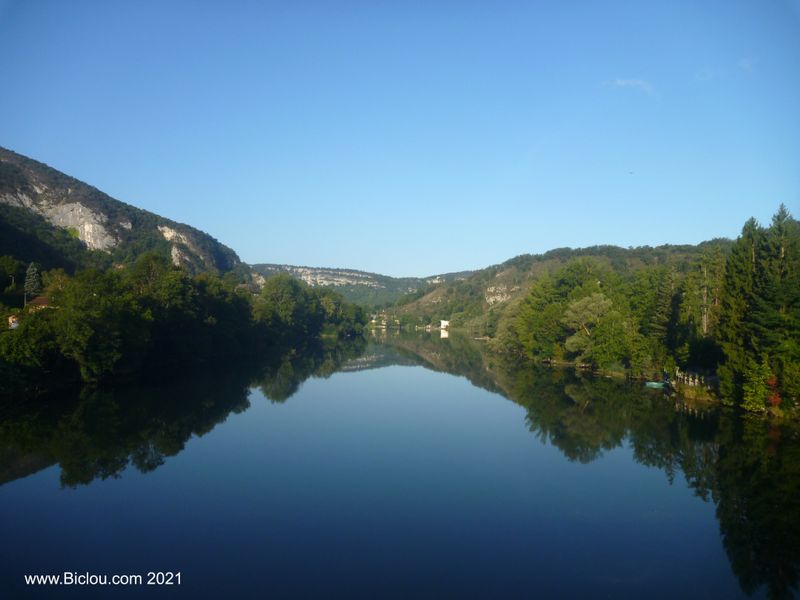 On croise la rivi&egrave;re : L'ain, &agrave; Thoirette