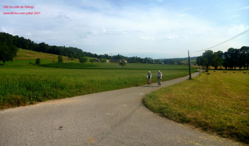 Cyclistes, Du c&ocirc;t&eacute; de Sillingy