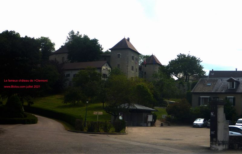 Ch&acirc;teau de Clermont (Haute-Savoie) : que nous ne visiterons encore pas ..