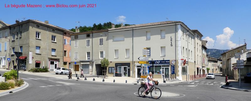 Georgette , &agrave; la B&eacute;gude de Mazenc..