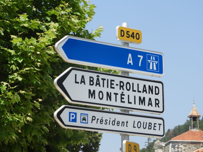 Vu &agrave; La B&gude de Mazenc , petit rappel historique : Pr&eacute;sident Emile Loubet ..