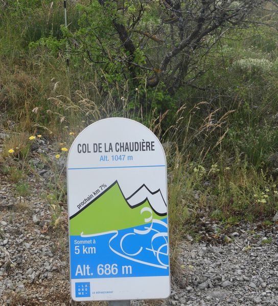Col de la chaudi&egrave;re ; &ccedil;a crimpe tout de m&ecirc;me un peu