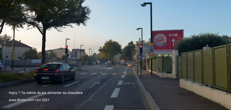 Irigny : continuit&eacute; cyclable assur&eacute;e : bien