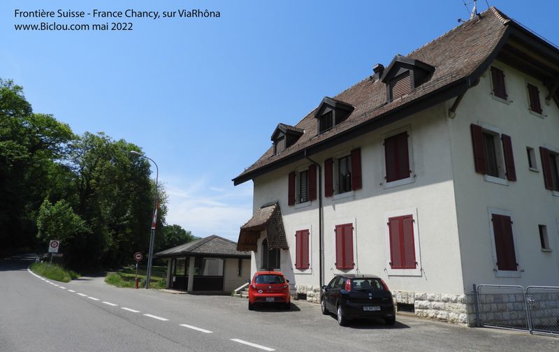 Passage de la Fronti&egrave;re Franco-Suisse &agrave; Chancy