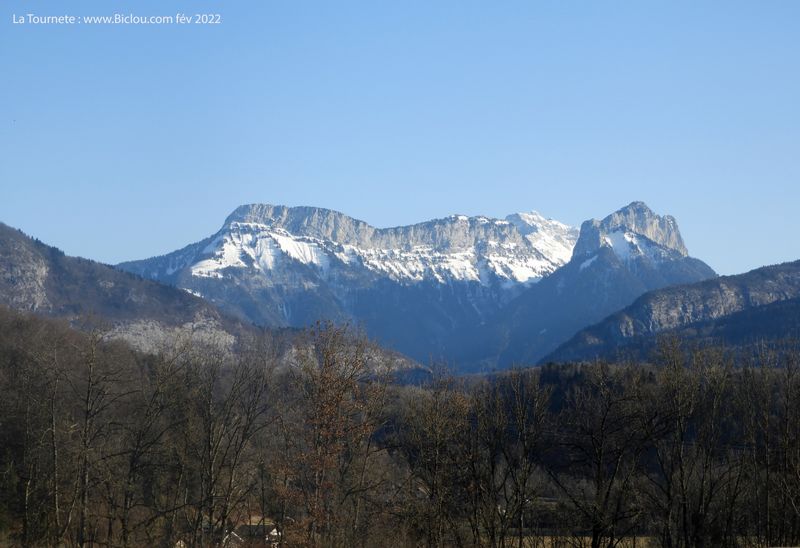 La Tournette, vue sur sa face Ouest