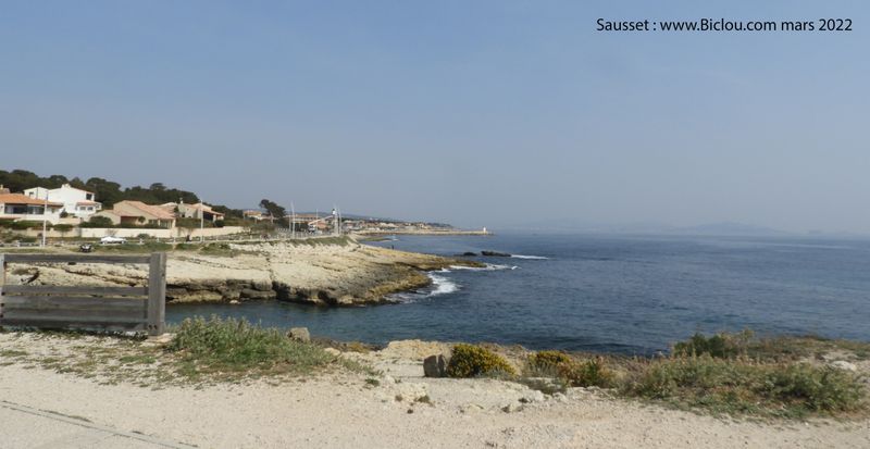 La mer .. du c&ocirc;t&eacute; de Sausset les pins