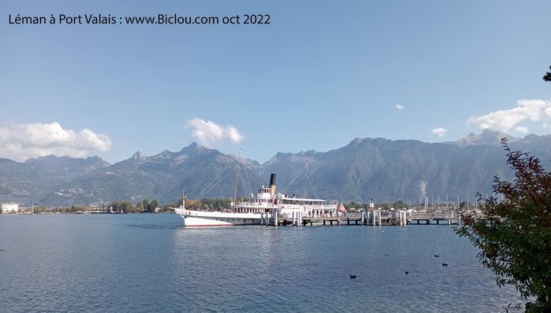 L&eacute;man ; &agrave; Port Valais
