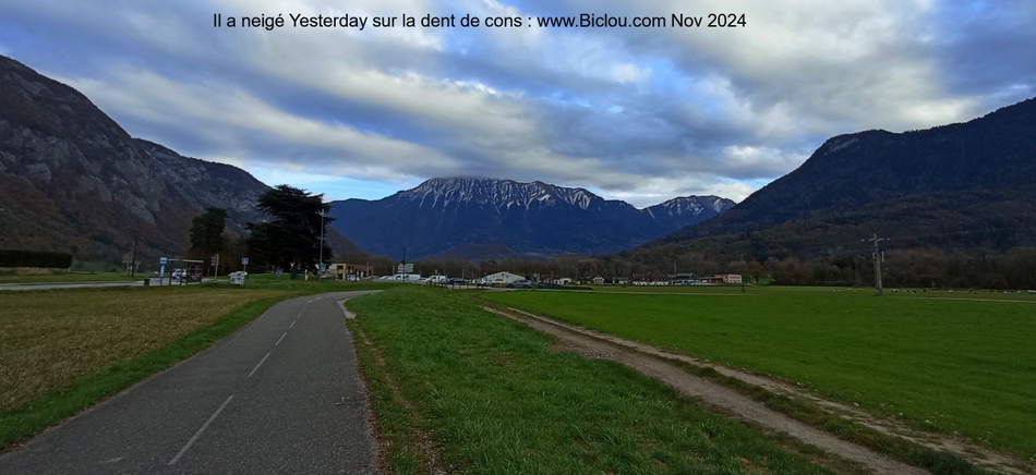 La dent de cons en Favergie 1ere neige 2024