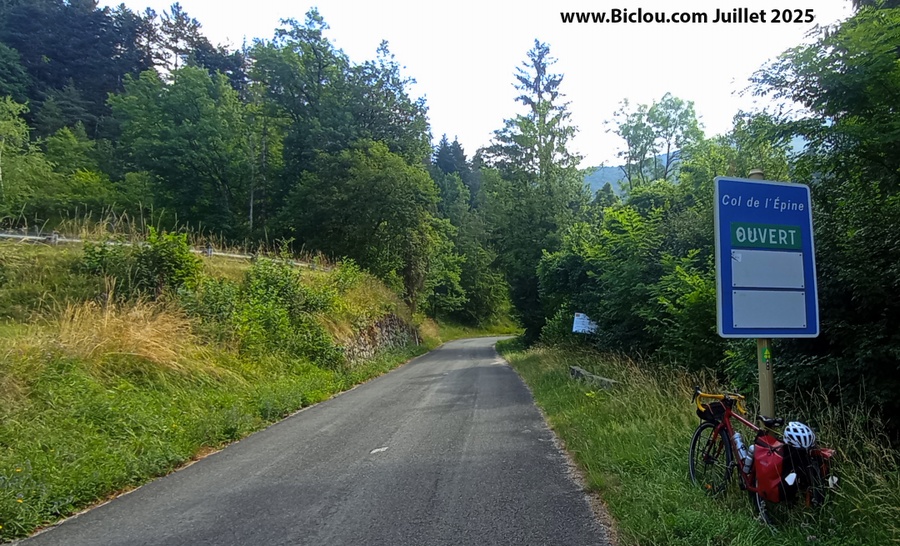 Col de l'Epine ; c'est parti sur du Huit pour cent ..