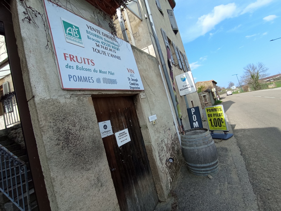 Ventes de pommes du Pilat, 1 euro et in fine 1.5 euro !