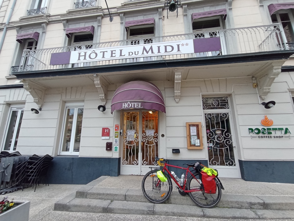 Bicouac à l'Hotel du midi à Annonay