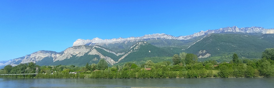Lac de la Terrasse : Un ' occhiata au massif de Chartreuse en passant sur la vélo route V-63