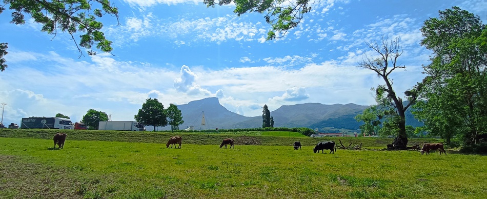 Le Mont Granier vu de Chambéry