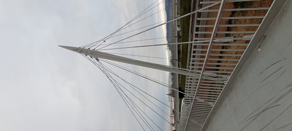 Passerelle de Valence, renversant