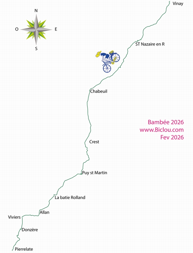 Etape trois ; Vinay Pierrelatte (98 km)