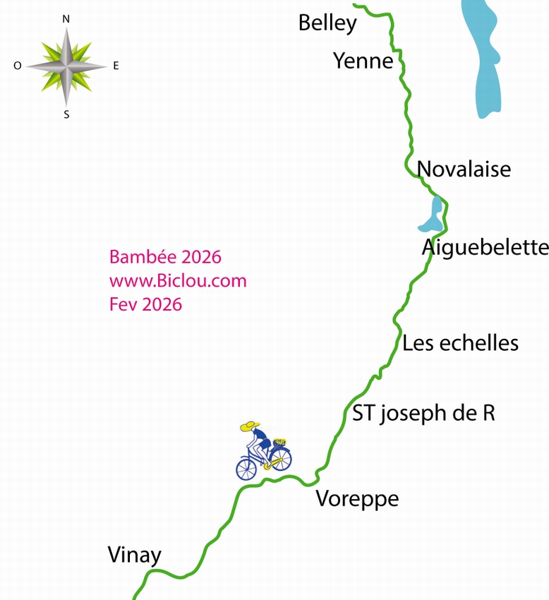 Etape deux ; De Belley à Vinay (137 km) : Pour le coup : Ablutions printanières