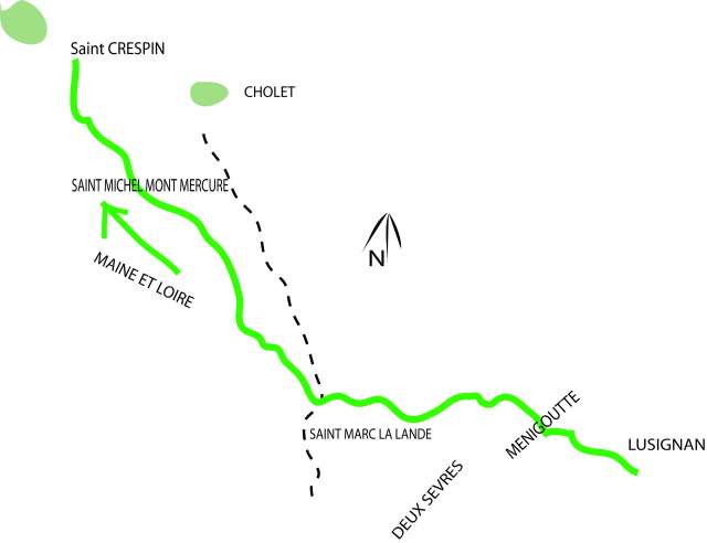 De Lusignan &agrave; saint crespin