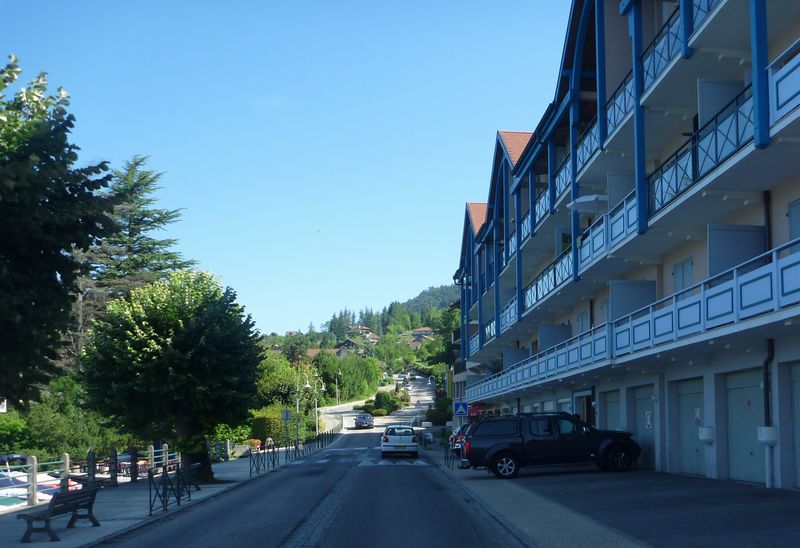 Le pied de la fameuse c�te de Talloires