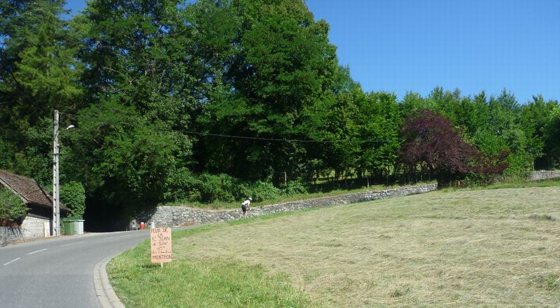 La derni�re ligne droite du fameux Toron de talloires