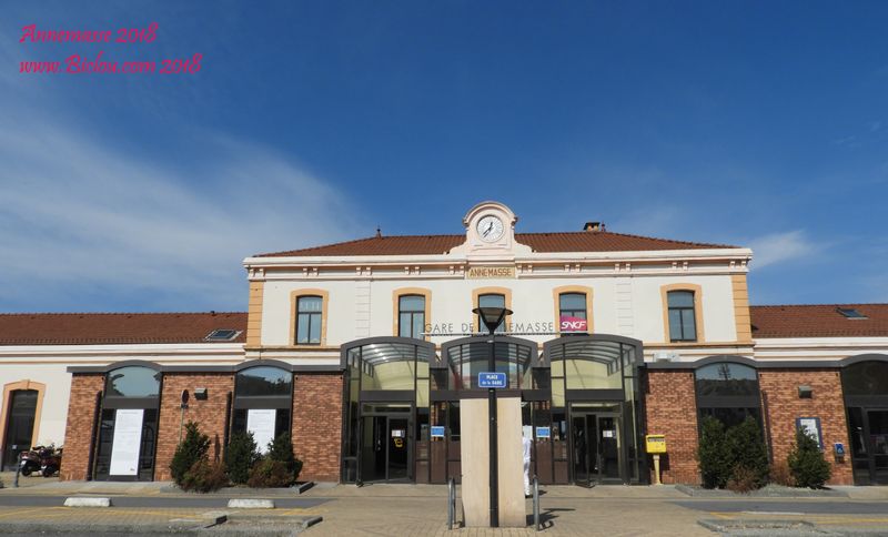 La gare d'Annemasse en 2018